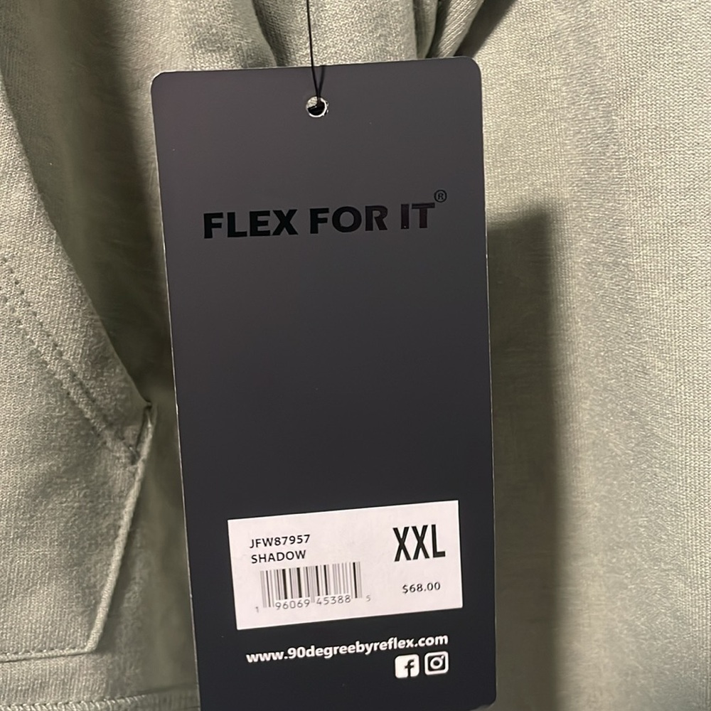 90 Degree By Reflex Green Hoodie for Women size XXL - Picture 7 of 7